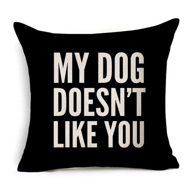 Letter Love Home Cushion Covers Cotton Linen Black White Pillow Cover I Love You Forever and Always Throw Pillow Case Love Letter Pillow Cushion Covers Fashion Home Decor Cover Sofa Bed Nordic Decorative Pillow Case 45x45CM